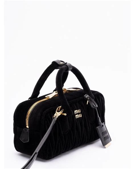 miu miu velvet matelasse|Black Arcadie Matelassé Velvet Bag .